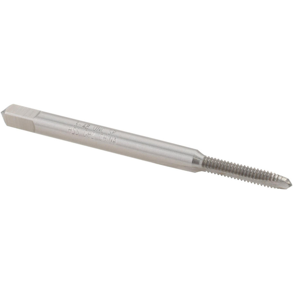 Value Collection MSC-04503488 Spiral Point Tap #3-48, UNC, 2 Flutes, Plug, 2B, High Speed Steel, Bright Finish