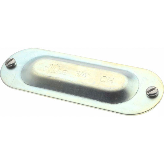 Cooper Crouse-Hinds K75S 3/4" Trade, Steel Conduit Body Cover Plate