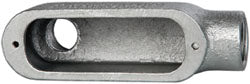 Cooper Crouse-Hinds LB75M Form 5, LB Body, 3/4" Trade, Rigid Malleable Iron Conduit Body