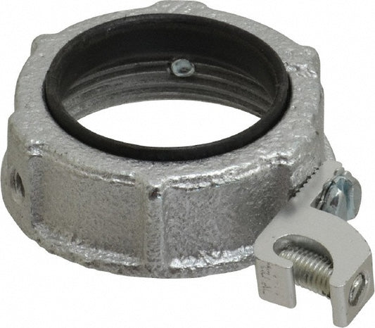 Cooper Crouse-Hinds HGLL 5 Conduit Bushing For Rigid & Intermediate (IMC), Malleable Iron, 1-1/2" Trade Size