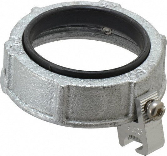 Cooper Crouse-Hinds HGLL 6 Conduit Bushing For Rigid & Intermediate (IMC), Malleable Iron, 2" Trade Size