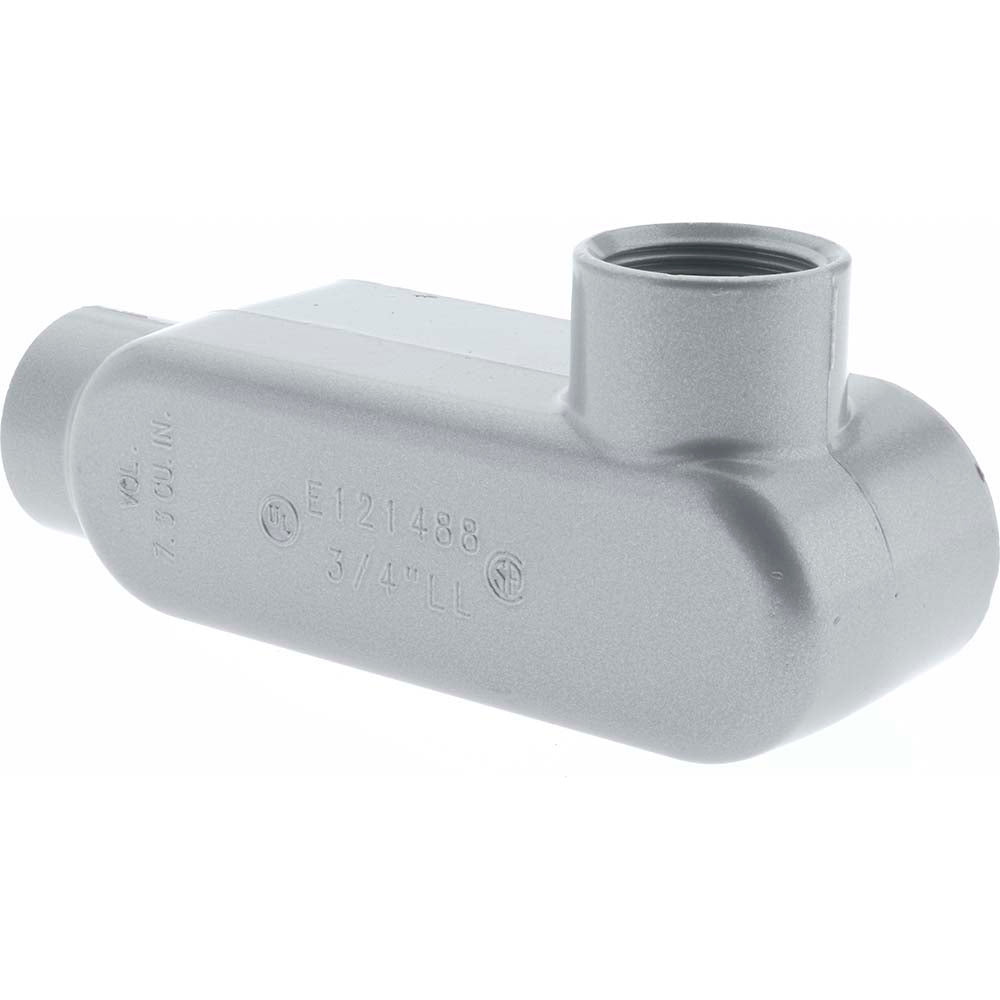 Cooper Crouse-Hinds LL25 Form 5, LL Body, 3/4" Trade, IMC, Rigid Aluminum Conduit Body
