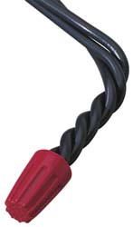 Ideal 30-076J Standard Twist-On Wire Connector Red, Flame-Retardant, 2 AWG