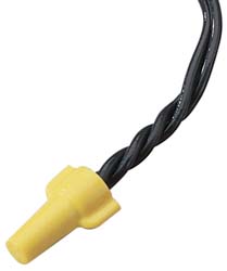 Ideal 30-451J Wing Twist-On Wire Connector Yellow, Flame-Retardant, 2 AWG