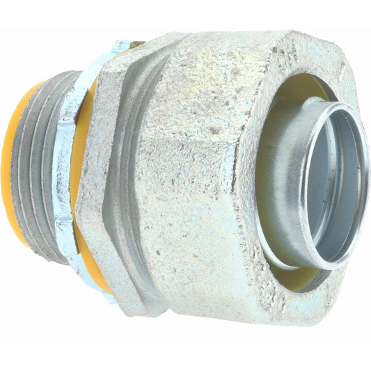 Cooper Crouse-Hinds LTB100 Conduit Connector For Liquid-Tight, Malleable Iron, 1" Trade Size