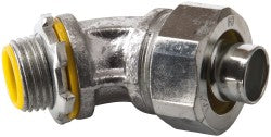Cooper Crouse-Hinds LTB5045 Conduit Connector For Liquid-Tight, Malleable Iron, 1/2" Trade Size