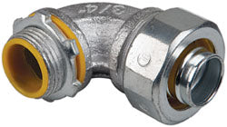 Cooper Crouse-Hinds LTB7590 Conduit Connector For Liquid-Tight, Malleable Iron, 3/4" Trade Size