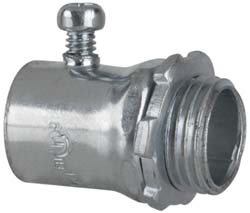 Cooper Crouse-Hinds 450S Conduit Connector For EMT, Steel, 1/2" Trade Size