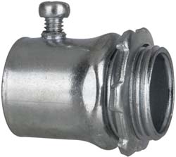Cooper Crouse-Hinds 451 Conduit Connector For EMT, Steel, 3/4" Trade Size