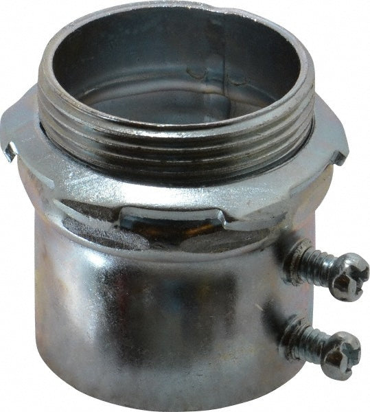 Cooper Crouse-Hinds 454 Conduit Connector For EMT, Steel, 1-1/2" Trade Size