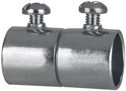 Cooper Crouse-Hinds 460 Conduit Coupling For EMT, Steel, 1/2" Trade Size