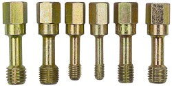Lang 2588M Tap Set M12 x 1.75 Metric, 3 & 4 Flute, Taper, Carbon Steel, Zinc Finish