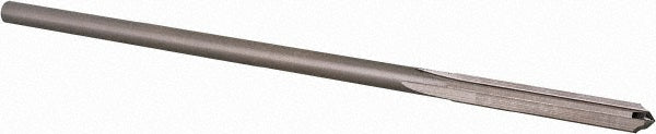 Alvord Polk 10198 Chucking Reamer 0.1255" Dia, 3-1/2" OAL, 7/8" Flute Length, Straight Flute, Straight-Cylindrical Shank, HSS