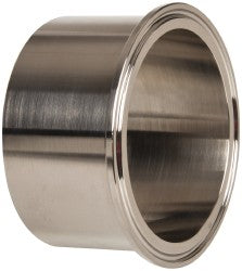 VNE EG14W-6L3.0 Sanitary Stainless Steel Pipe Tank Welding Ferrule 3", Clamp Connection