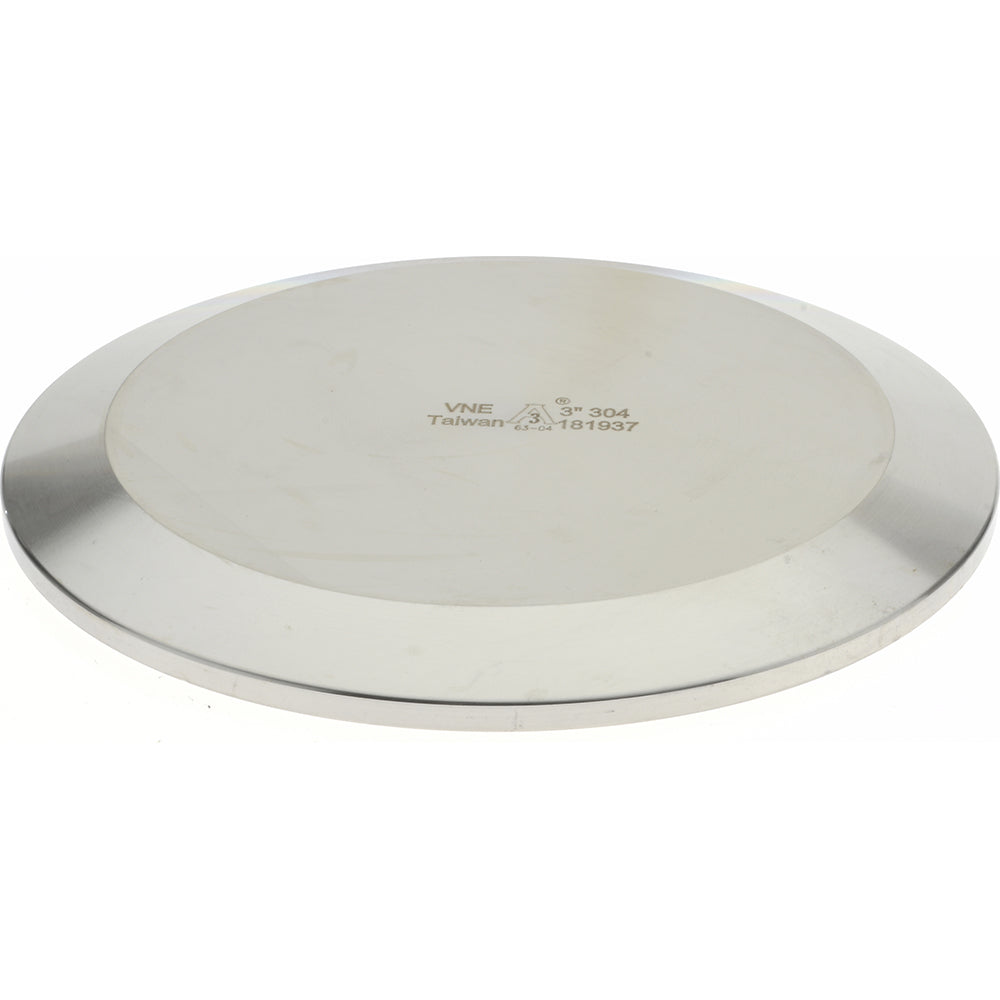 VNE EG16A3.0 Sanitary Stainless Steel Pipe End Cap 3", Clamp Connection