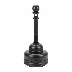 Eagle 1206BLACK 5 Qt Polyethylene Cigarette & Cigar Receptacle