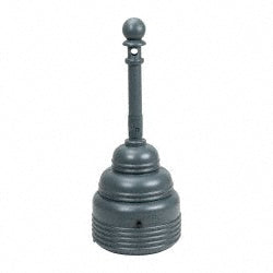 Eagle 1208GRAY 4 Gal Polyethylene Cigarette & Cigar Receptacle