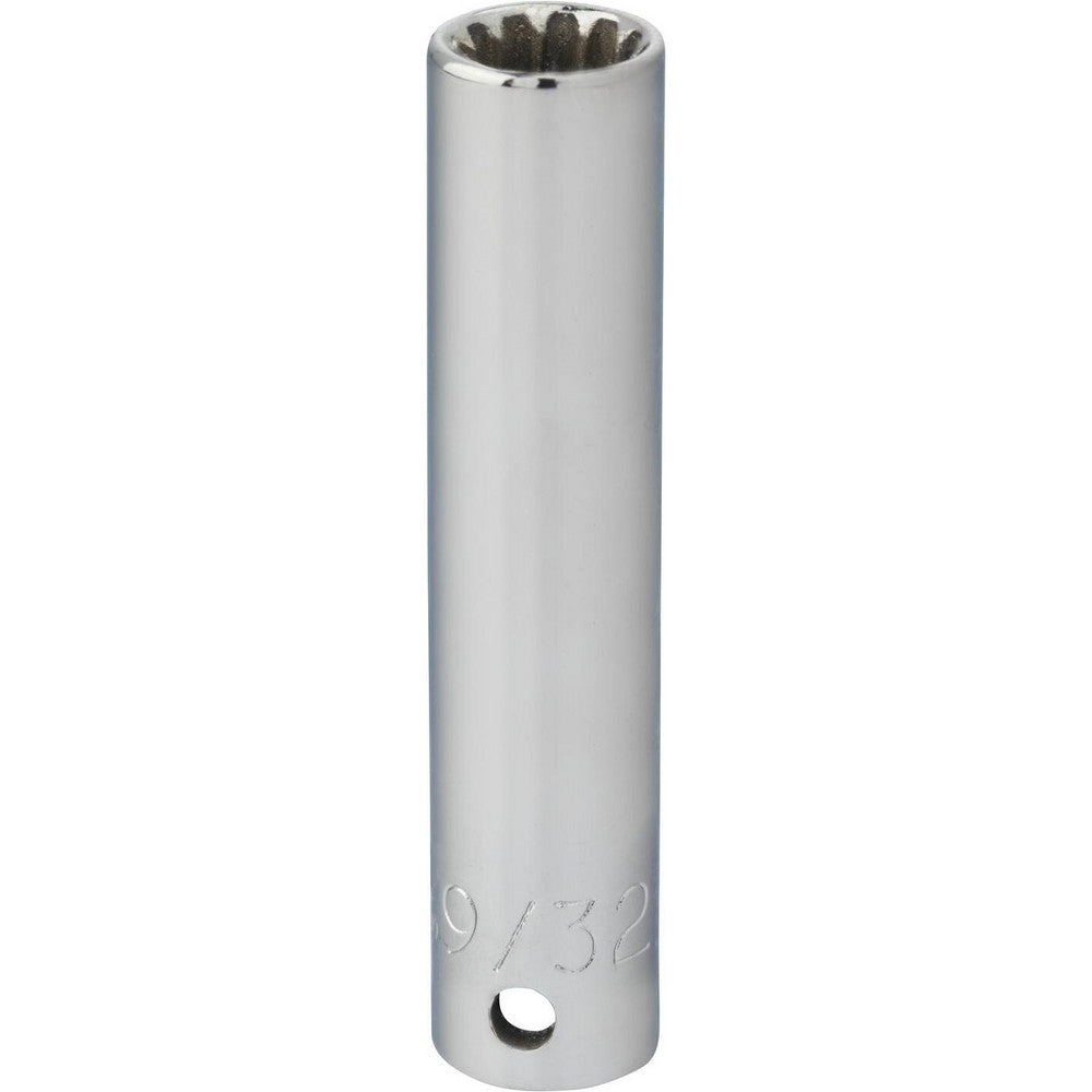 Proto J4709DPL Spline Socket 1/4" Drive, #9 Spline, 9/32" Hex