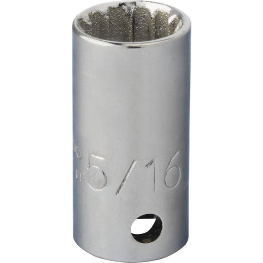 Proto J4710SPL Spline Socket 1/4" Drive, #10 Spline, 5/16" Hex