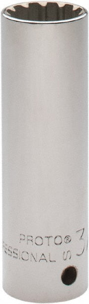 Proto J5324DPL Spline Socket 1/2" Drive, #24 Spline, 3/4" Hex