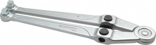 Facom 118A 25/32" to 4" Capacity, Satin Chrome Finish, Adjustable Face Spanner Wrench