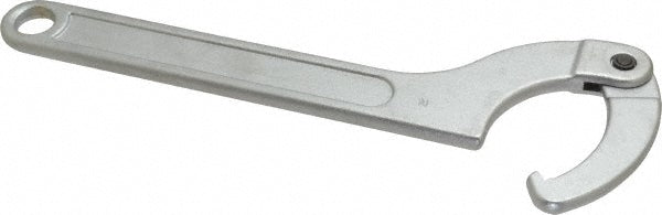 Facom 125A.120 3-5/32" to 4-23/32" Capacity, Satin Chrome Finish, Adjustable Hook Spanner Wrench