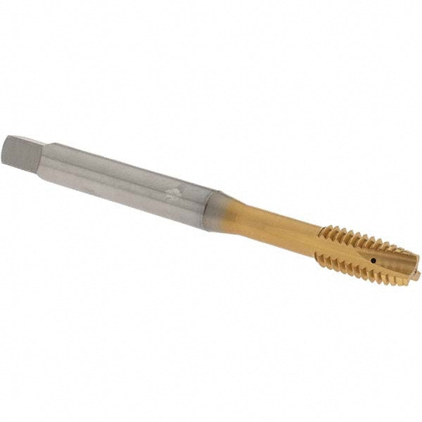 OSG 2630805 Spiral Point Tap 5/16-18 UNC, 3 Flutes, Plug Chamfer, 2B Class of Fit, HSS-E Vanadium, TiN Coated