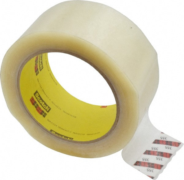 Scotch 7000028906 Packing Tape 2" Wide, Clear, Rubber Adhesive