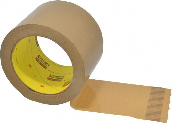 Scotch 7010334256 Packing Tape 3" Wide, Natural, Rubber Adhesive