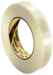 Scotch 7000001229 Packing Tape Clear, Rubber Adhesive