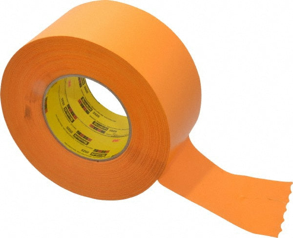 3M 7000088509 Masking Tape 3" Wide, 60 yd Long, 9.5 mil Thick, Orange