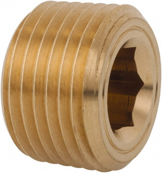 Legris 0205 17 00 Industrial Pipe Hollow Hex Plug 3/8" Male Thread, MBSPT