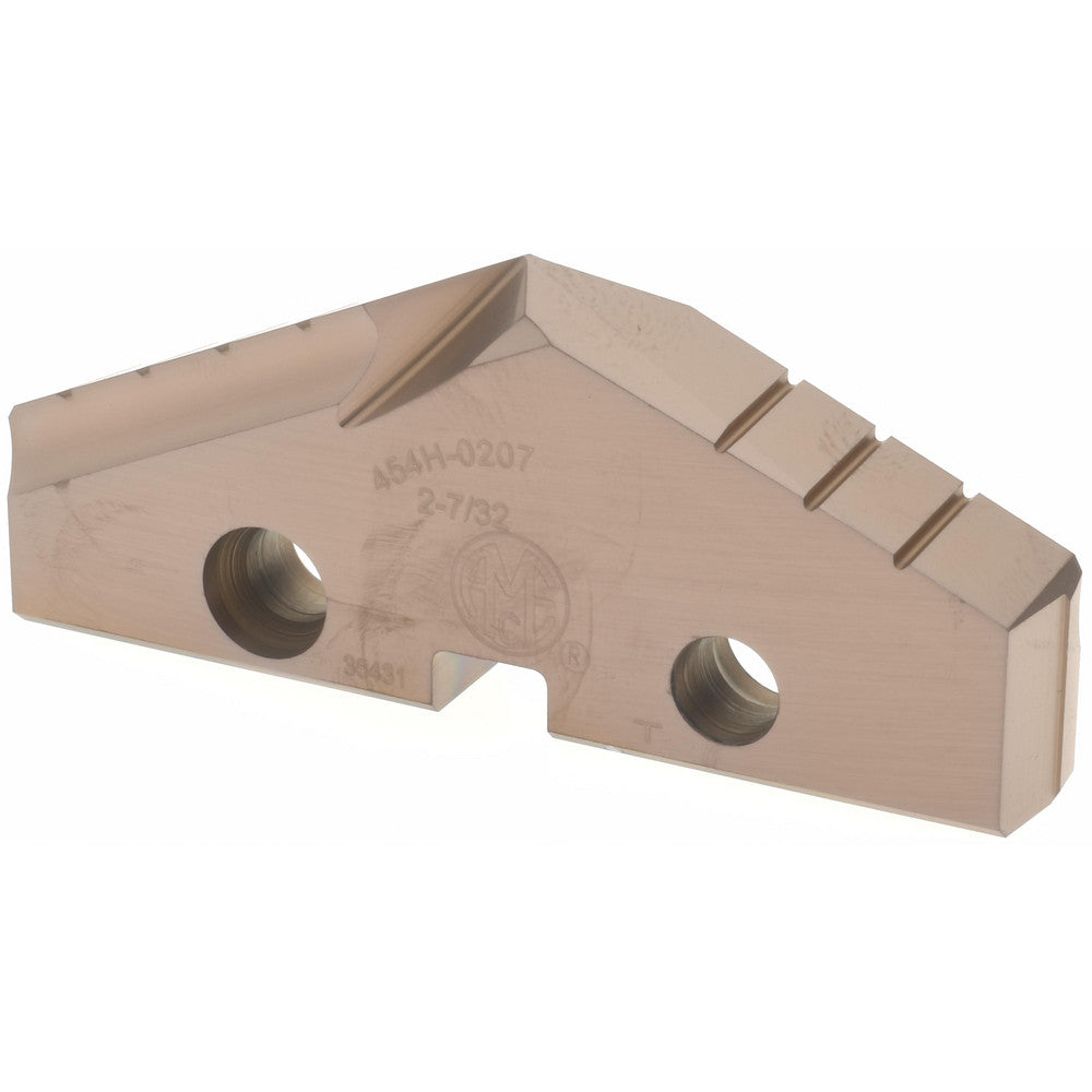 Allied Machine and Engineering 454H-0207 Spade Drill Insert 2-7/32" Dia, Seat Size 4, Cobalt, 132 deg Point