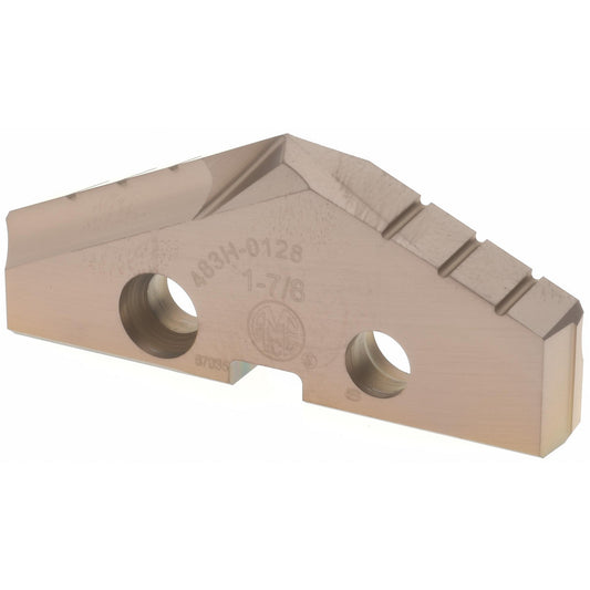 Allied Machine and Engineering 483H-0128 Spade Drill Insert 1-7/8" Dia, Seat Size 3, Cobalt, 132 deg Point