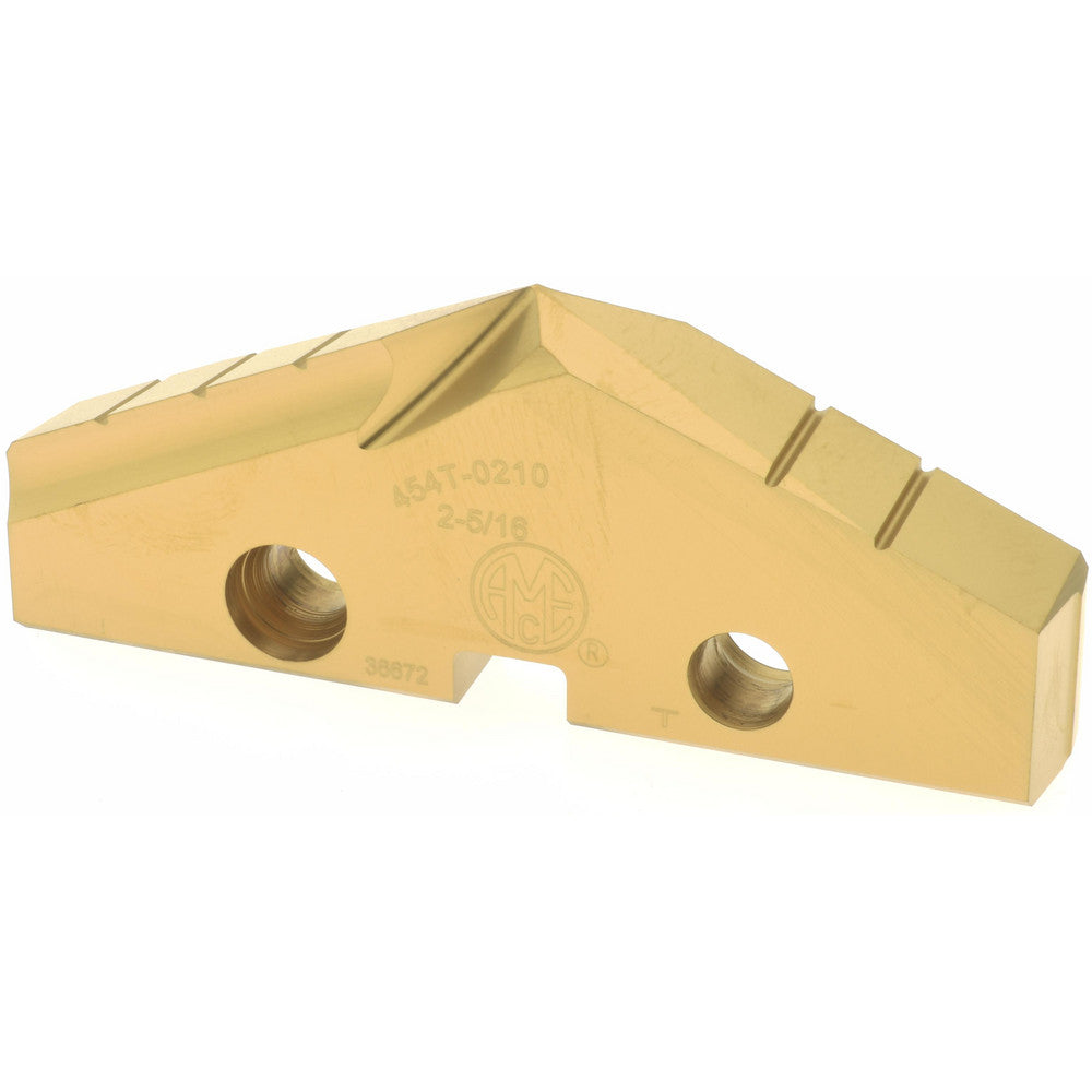 Allied Machine and Engineering 454T-0210 Spade Drill Insert 2-5/16" Dia, Seat Size 4, Cobalt, 132 deg Point