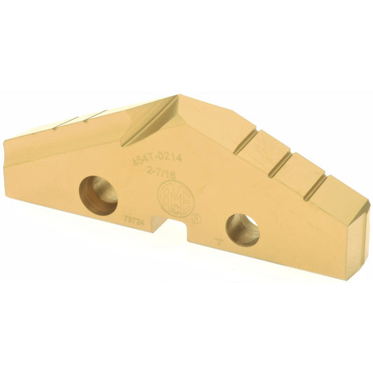 Allied Machine and Engineering 454T-0214 Spade Drill Insert 2-7/16" Dia, Seat Size 4, Cobalt, 132 deg Point