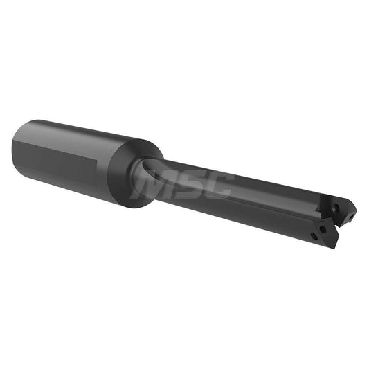 Allied Machine and Engineering 240Z0S-075L Indexable Spade Drill 7/16 to 1/2" Dia, 2-3/8" Max Depth, Straight Flute