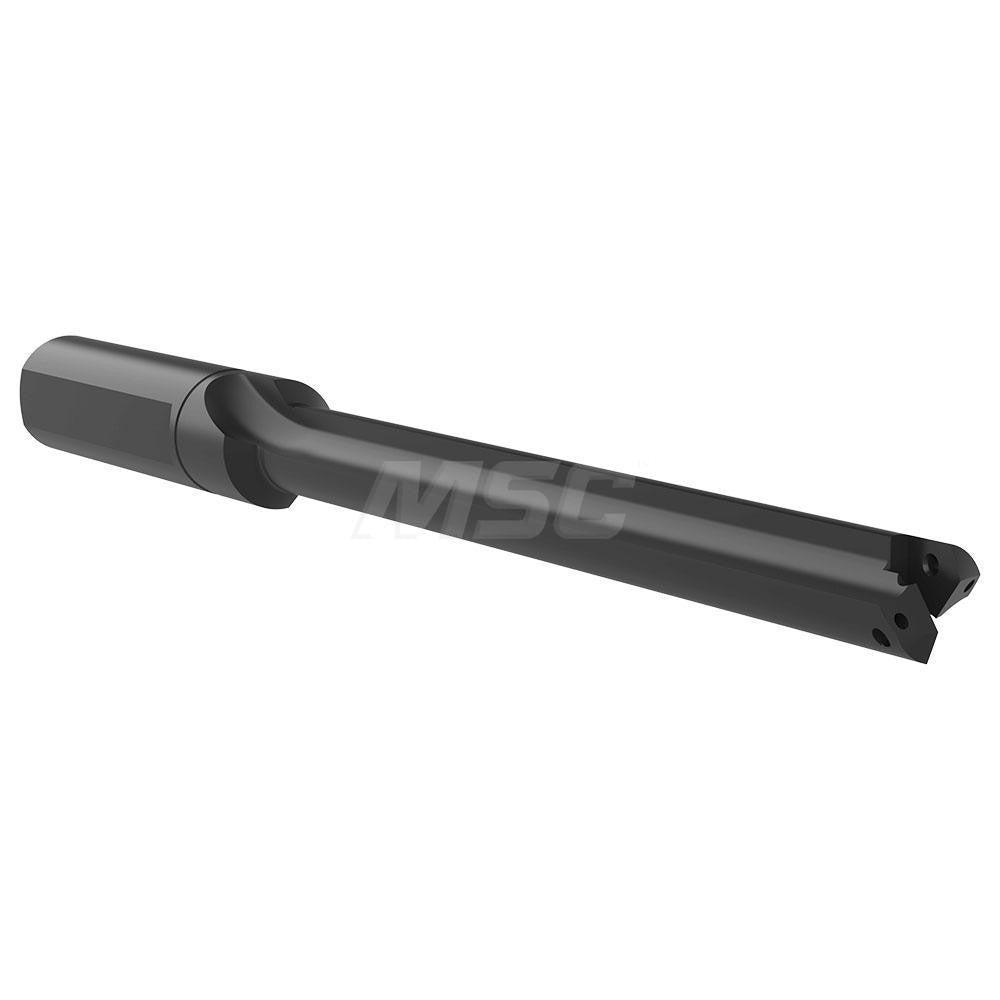 Allied Machine and Engineering 24010S-100L Indexable Spade Drill 45/64 to 15/16" Dia, 6-5/8" Max Depth, Straight Flute