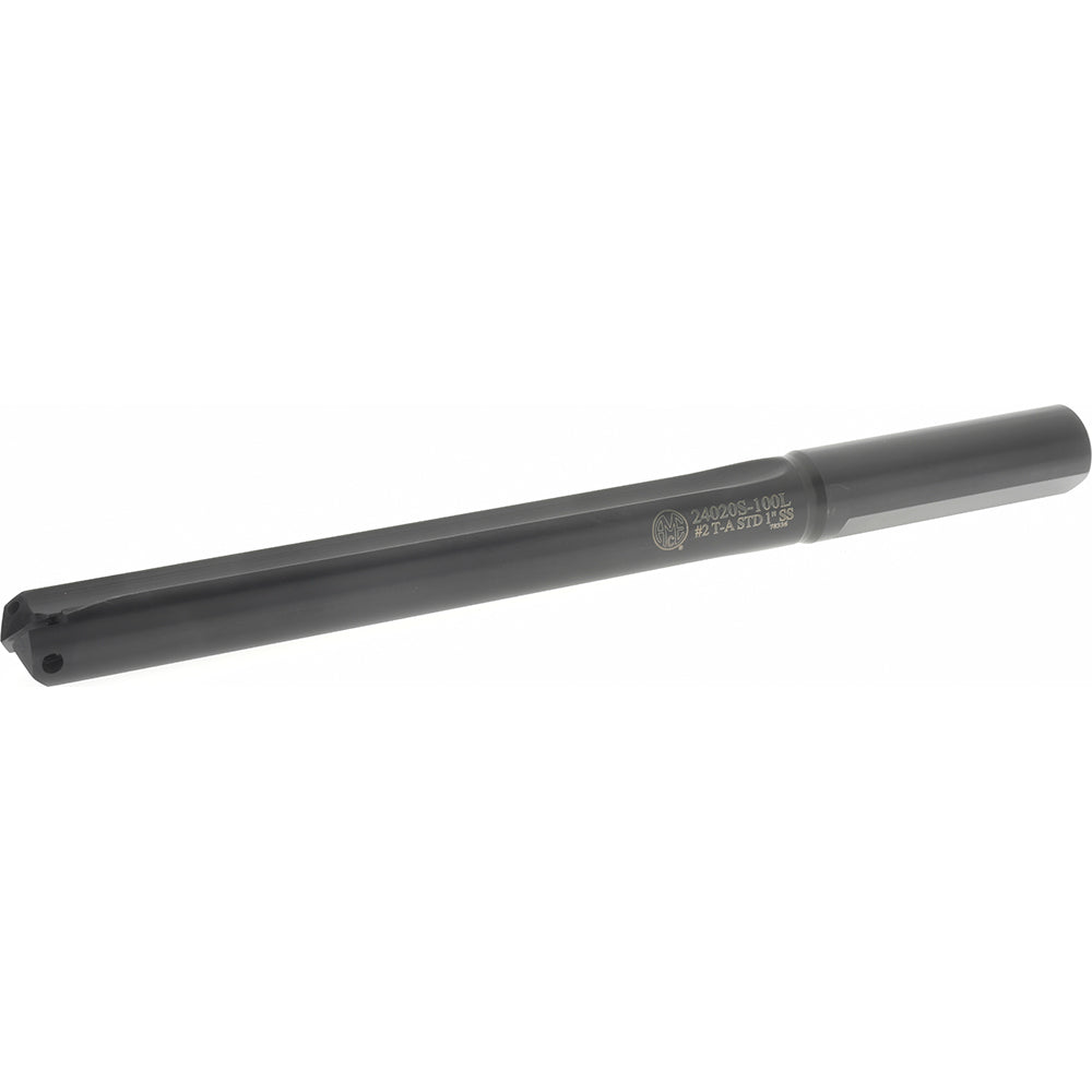 Allied Machine and Engineering 24020S-100L Indexable Spade Drill 31/32 to 1-3/8" Dia, 7-3/8" Max Depth, Straight Flute