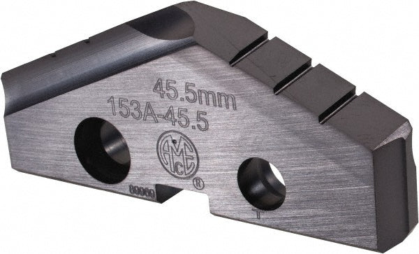 Allied Machine and Engineering 153A-45.5 Spade Drill Insert 45.50 mm Dia, Seat Size 3, Cobalt, 90 deg Point