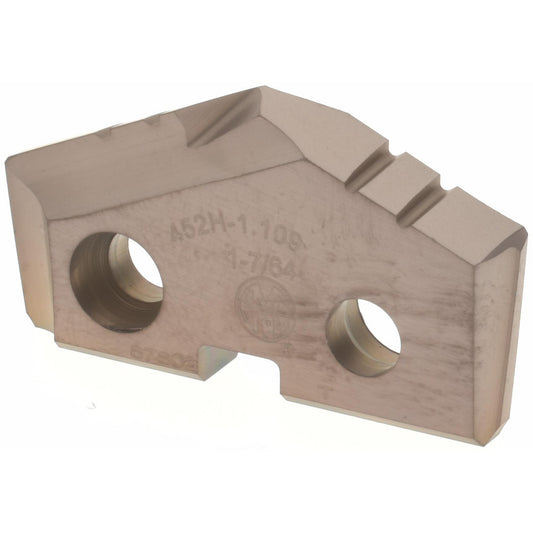Allied Machine and Engineering 452H-1.109 Spade Drill Insert 1-7/64" Dia, Seat Size 2, Cobalt, 132 deg Point