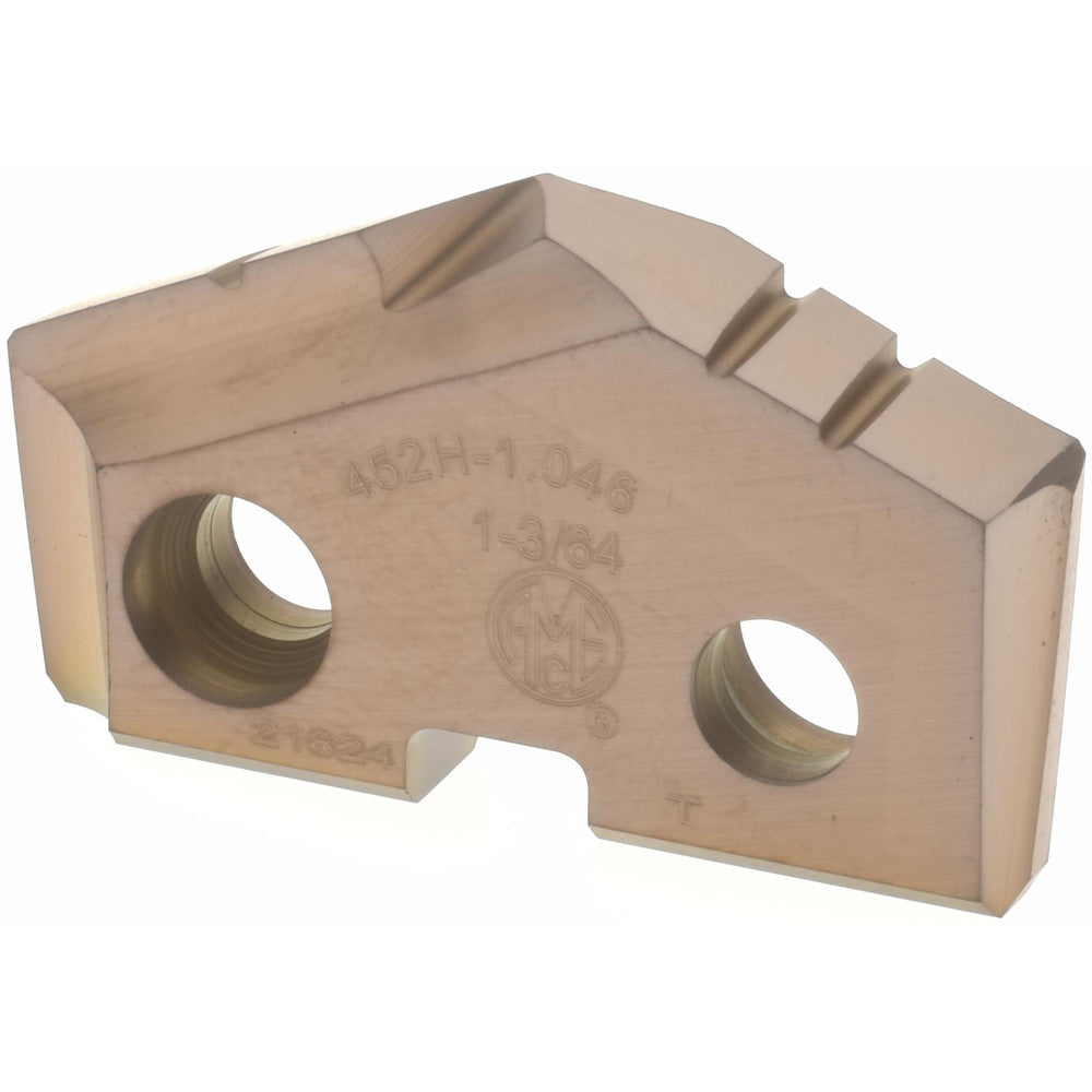 Allied Machine and Engineering 452H-1.046 Spade Drill Insert 1-3/64" Dia, Seat Size 2, Cobalt, 132 deg Point