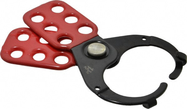 Sun Tech Limited Safety CLK0810 Lockout Hasp Scissor-Action Hasp, Single Jaw, 6 Padlocks