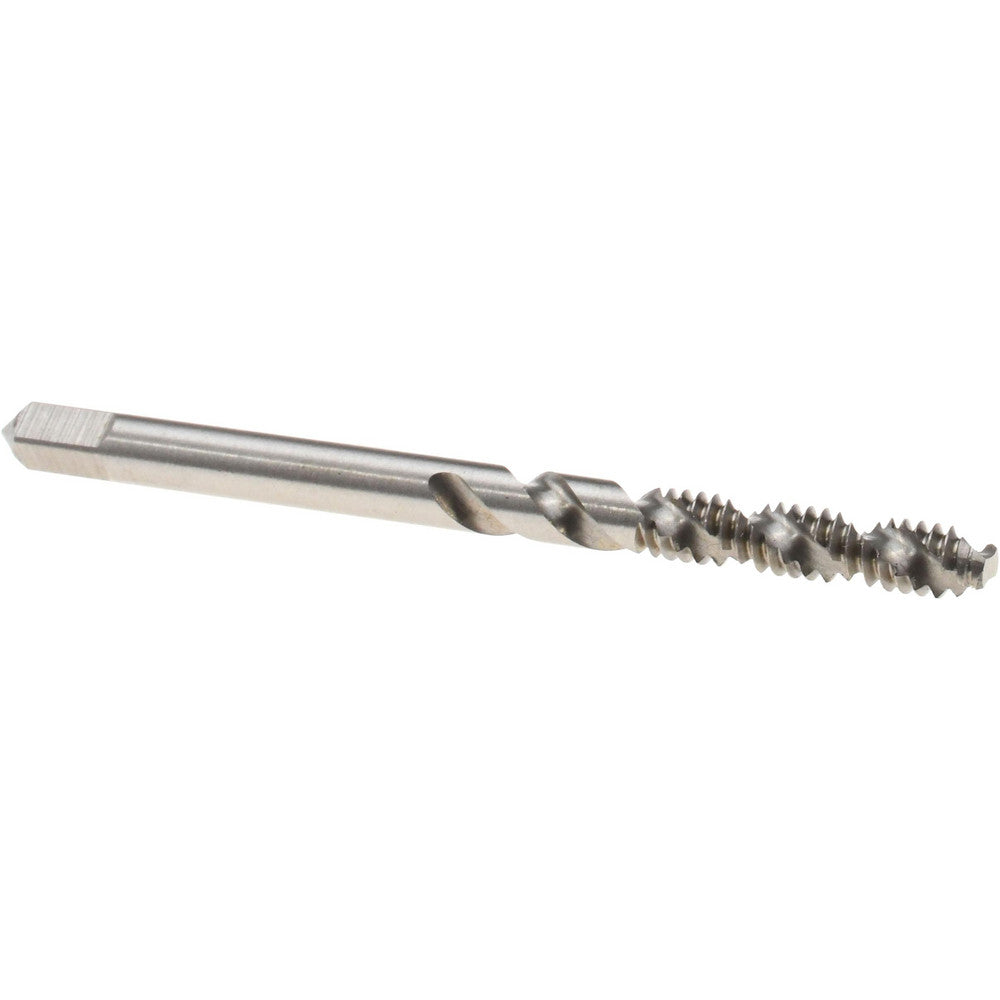 Value Collection MSC-04609640 Spiral Flute Tap #6-32 UNC, 2 Flutes, Bottoming, 2B Class of Fit, High Speed Steel, Bright/Uncoated