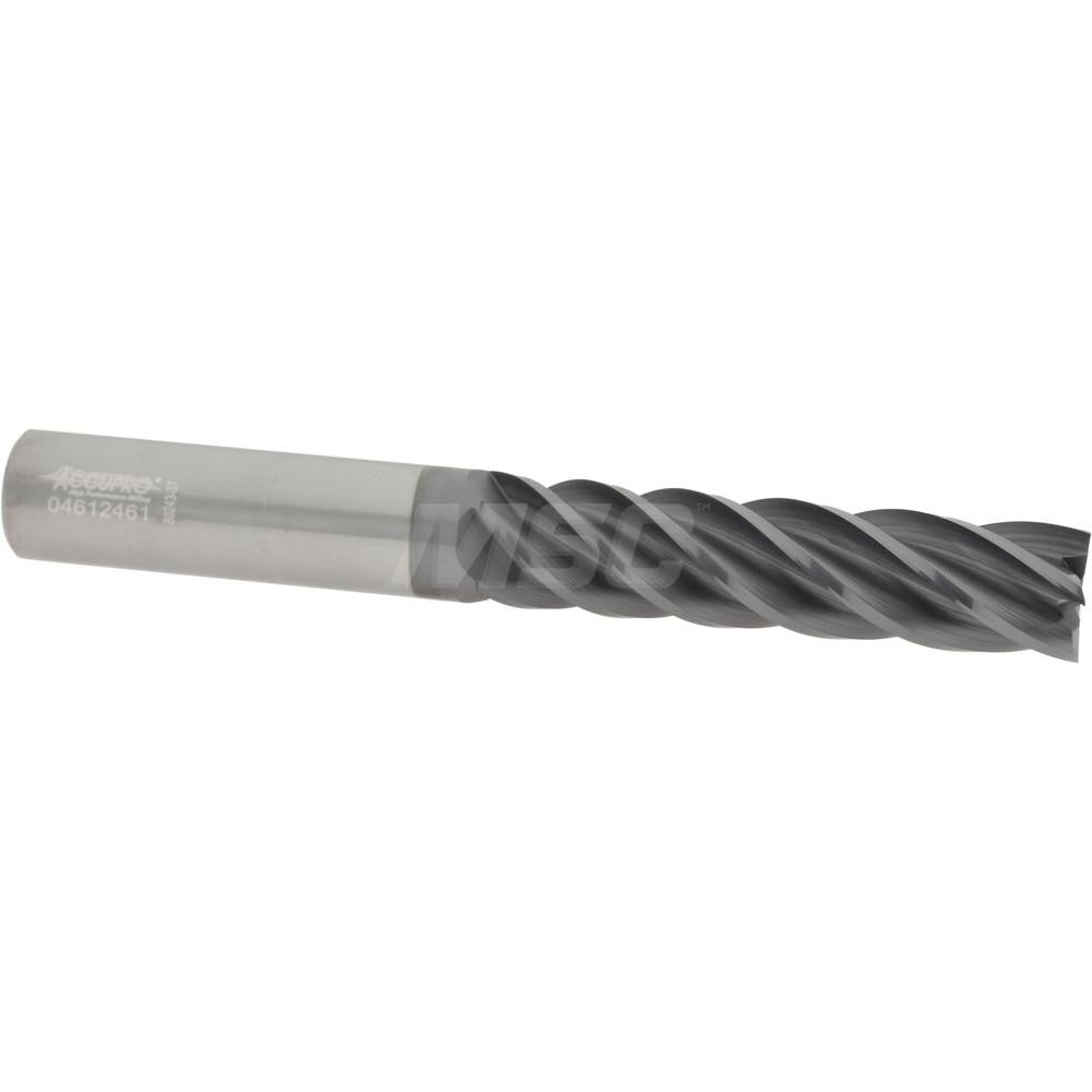 Accupro 95168614 Square End Mill 3/4" Dia, 3-1/4" LOC, 5 Flute, Solid Carbide