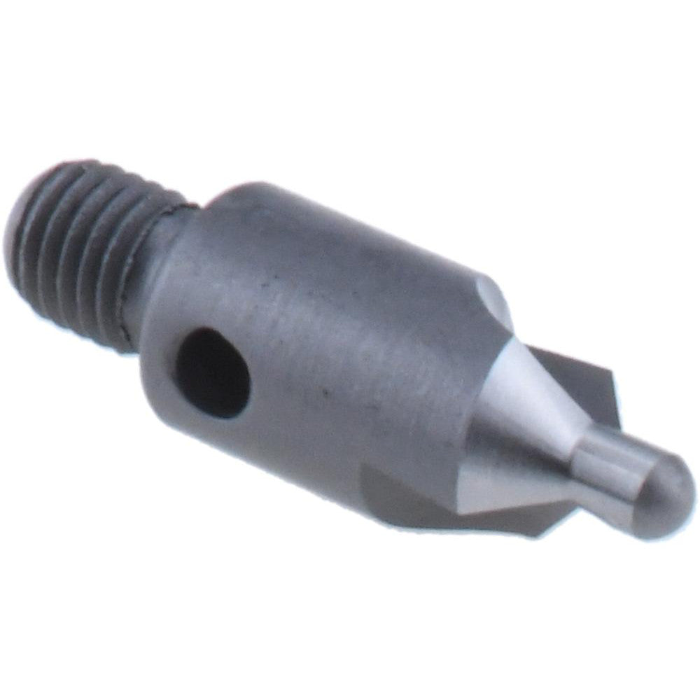 CRAIG TOOLS INC. 150-2-100-.1285 1-1/8" OAL, 3/8" Head Dia, 2 Flute, 100&deg Incl Angle, Integral Pilot, Adjustable Stop Countersink