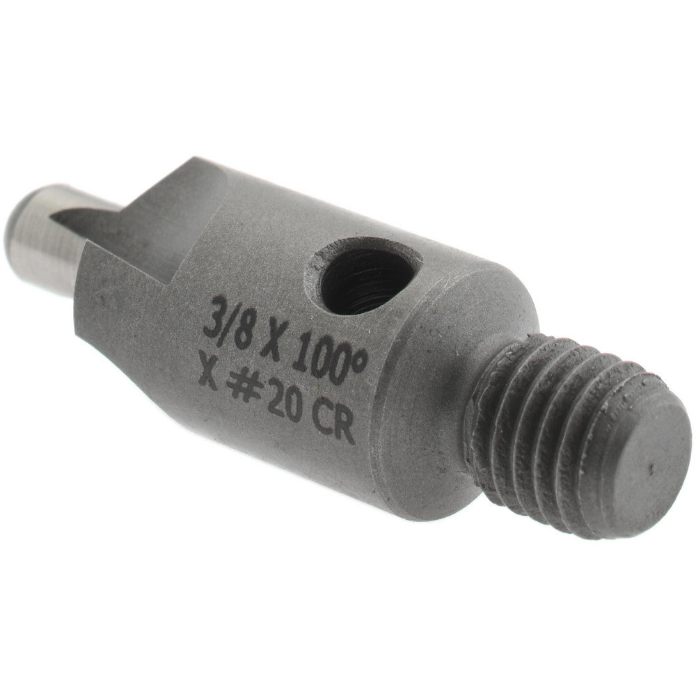 CRAIG TOOLS INC. 150-3-100-.1610 2-1/2" OAL, 3/8" Head Dia, 3 Flute, 100&deg Incl Angle, Integral Pilot, Adjustable Stop Countersink