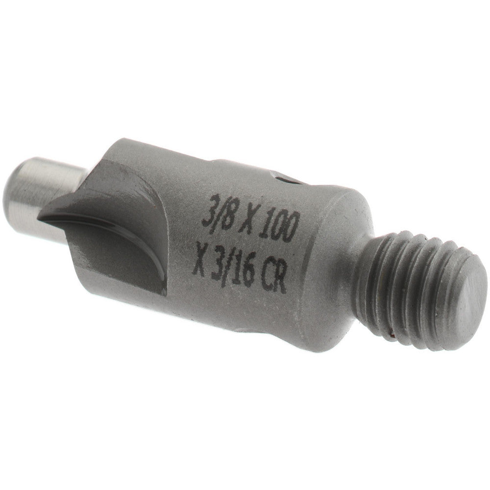 CRAIG TOOLS INC. 150-3-100-.1875 2-1/2" OAL, 3/8" Head Dia, 3 Flute, 100&deg Incl Angle, Integral Pilot, Adjustable Stop Countersink