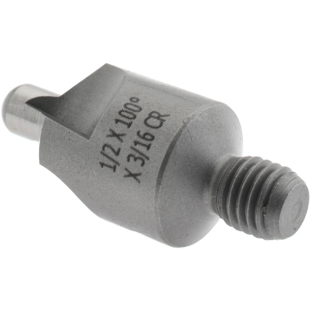 CRAIG TOOLS INC. 152-3-100-.1875 2-1/2" OAL, 1/2" Head Dia, 3 Flute, 100&deg Incl Angle, Integral Pilot, Adjustable Stop Countersink