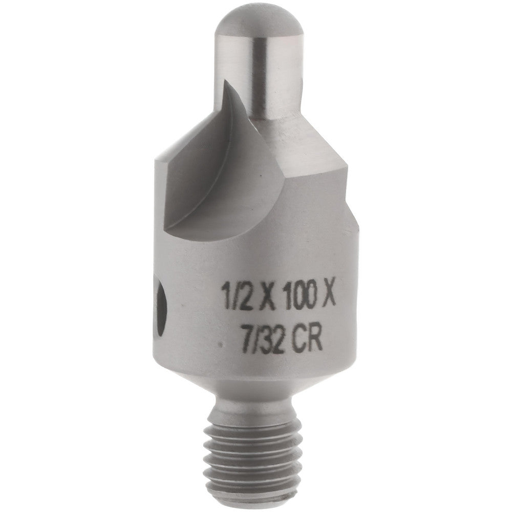 CRAIG TOOLS INC. 152-3-100-.2188 2-1/2" OAL, 1/2" Head Dia, 3 Flute, 100&deg Incl Angle, Integral Pilot, Adjustable Stop Countersink